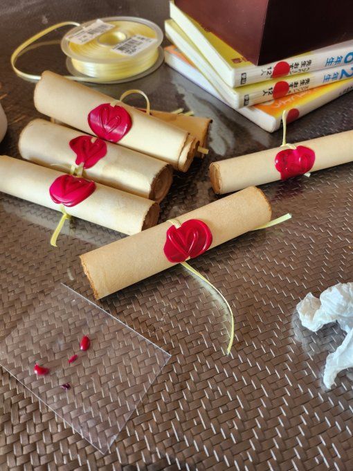 Les Plis de l’Officine – Parchemin Artisanal & Sceau de Cire