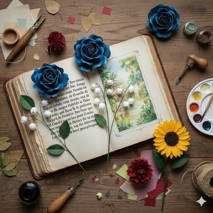 L'Herbier Éternel : Fleurs à l'unité & Petits Bouquets